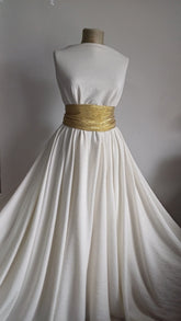 Jacquard  Gofrat Alb MAT1391